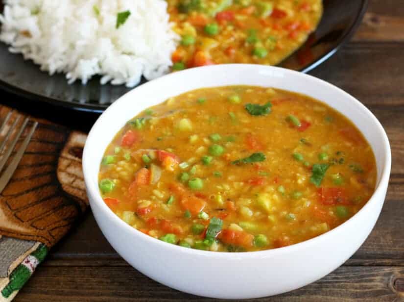 Mixed Vegetable Dal | Mixed Vegetable Curry | Mixed Lentil Curry