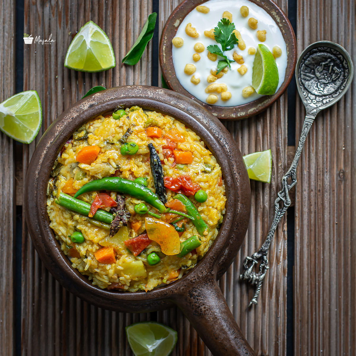 Vegetable Masala Khichdi | Spicy Moong Dal Khichdi Recipe